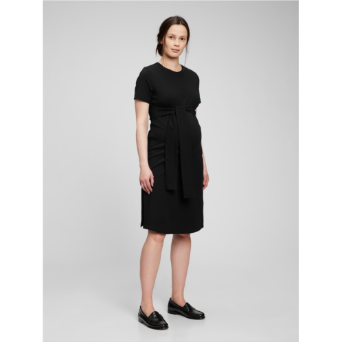 Gap Maternity Tie-Belt Dress