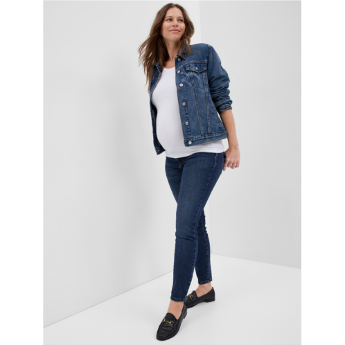 Gap Maternity Inset Panel Skinny Jeans