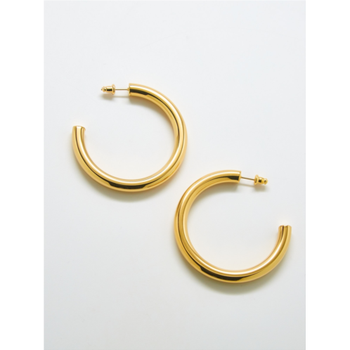 Gap Medium Gold Hoop Earrings