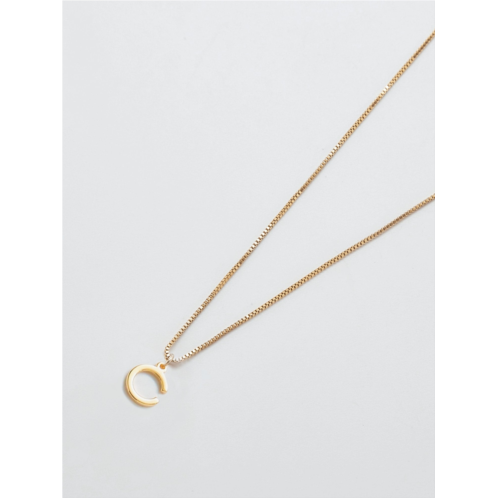Gap Gold Dainty Initial Necklace