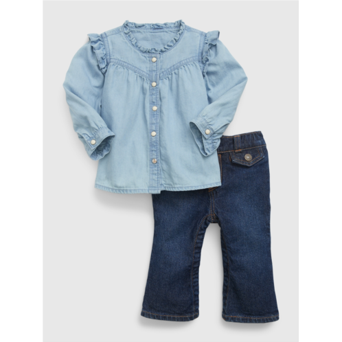 Gap Baby Western Denim Outfit Set