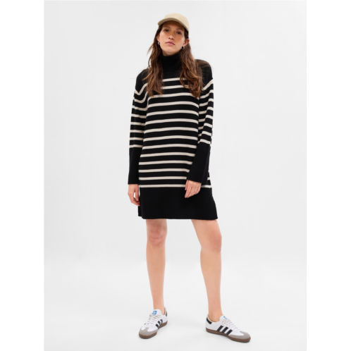 Gap Stripe Mini Sweater Dress