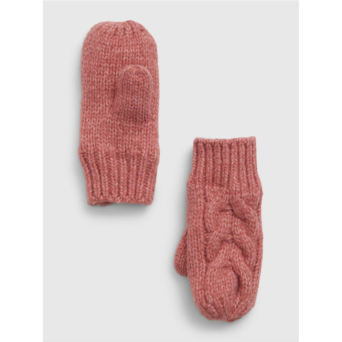 Gap Toddler Recycled Cable-Knit Mittens