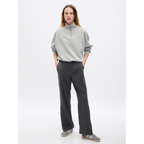GapFit Snap-Hem Fleece-Lined Sweatpants