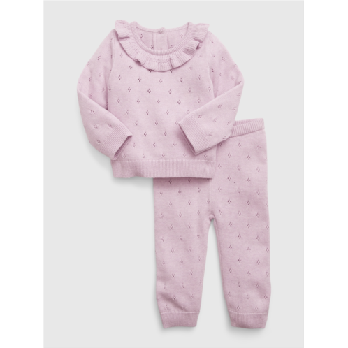 Gap Baby Pointelle Sweater Outfit Set