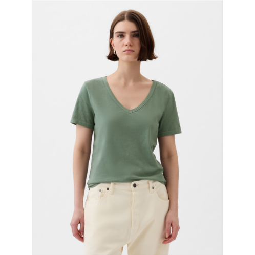 Gap Organic Cotton Vintage V-Neck T-Shirt