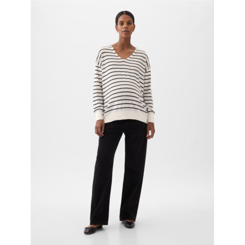 Gap Maternity Linen-Blend Sweater