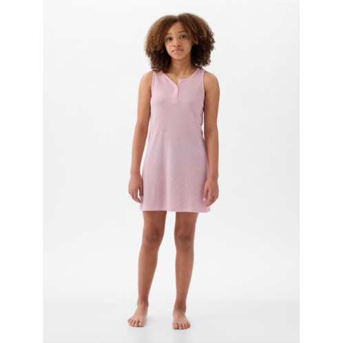 Gap Kids Recycled Pointelle PJ Dress