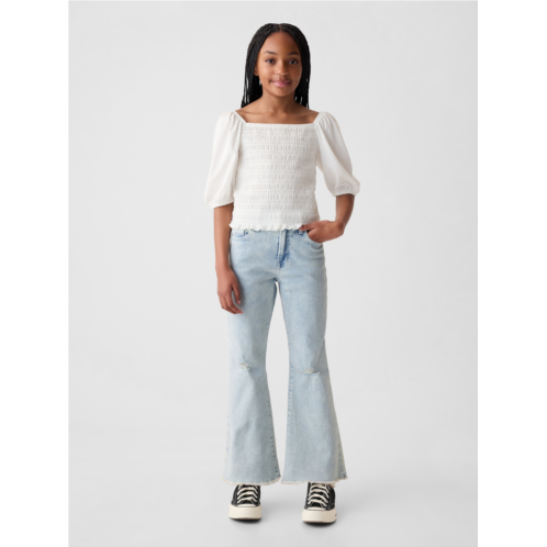 Gap Kids High Rise 70s Flare Ankle Jeans