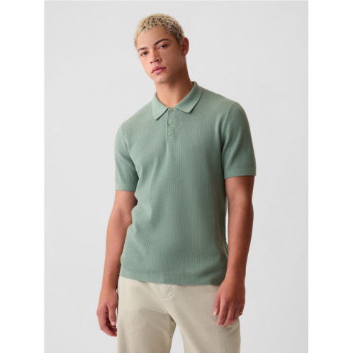 Gap Textured Polo Shirt