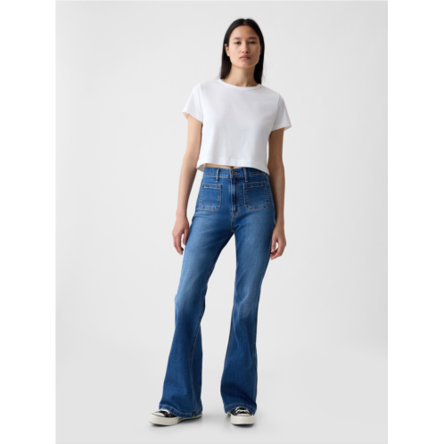 Gap High Rise 70s Flare Jeans