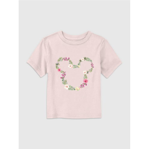 Gap Toddler Mickey And Friends Floral Outline Graphic Tee