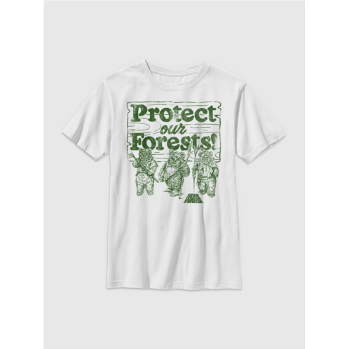 Gap Kids Star Wars Protect Our Forest Graphic Tee