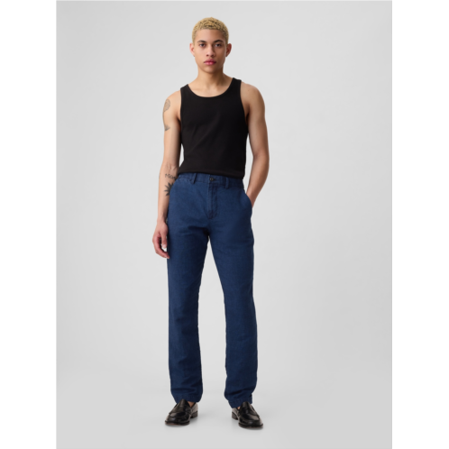 Gap Linen-Cotton Trousers in Slim Fit
