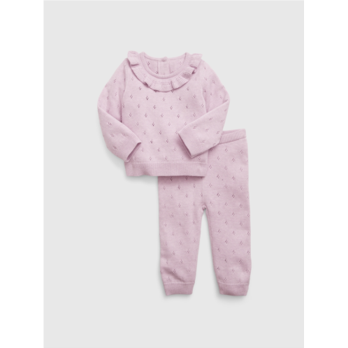 Gap Baby Pointelle Sweater Outfit Set