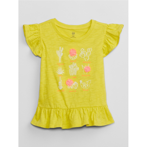 Gap Toddler 3D Graphic Peplum T-Shirt