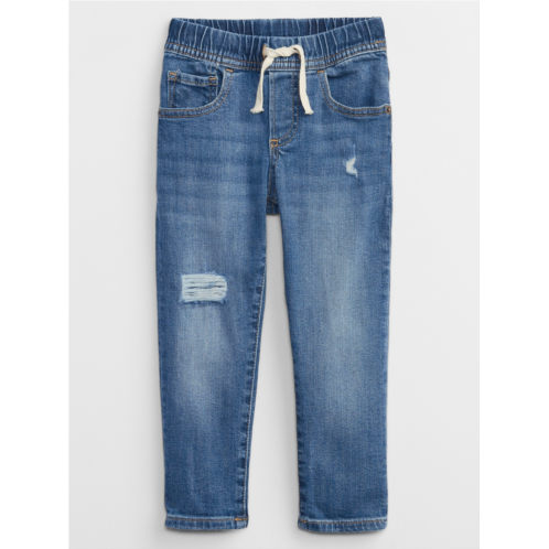 babyGap Destructed Pull-On Slim Jeans
