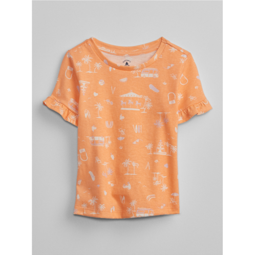 babyGap Ruffle Print T-Shirt