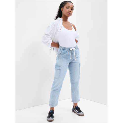 Gap Mid Rise Easy Cargo Jeans