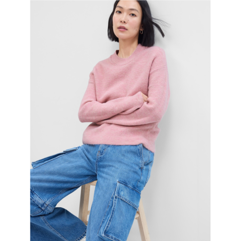 Gap Forever Cozy Relaxed Ribbed Crewneck Sweater