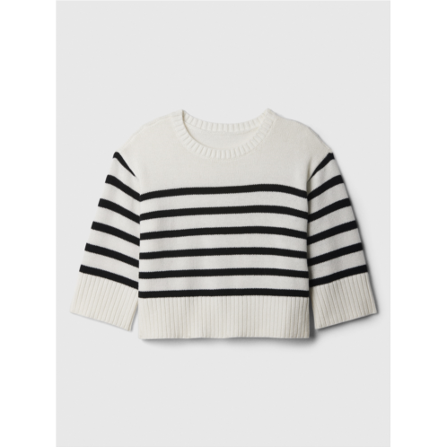 babyGap 24/7 Split-Hem Crewneck Sweater