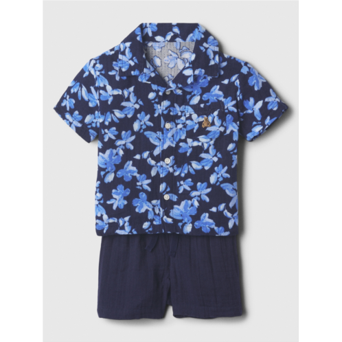 Gap Baby Gauze Two-Piece Outfit Set