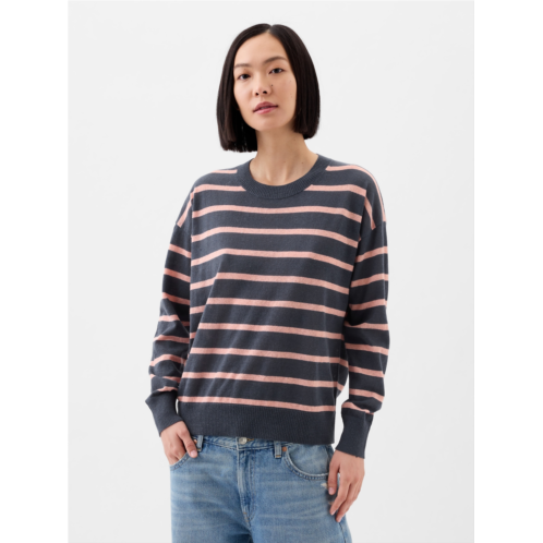 Gap Linen-Blend Crewneck Sweater