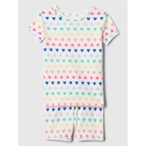 babyGap 100% Organic Cotton Rainbow Heart PJ Set