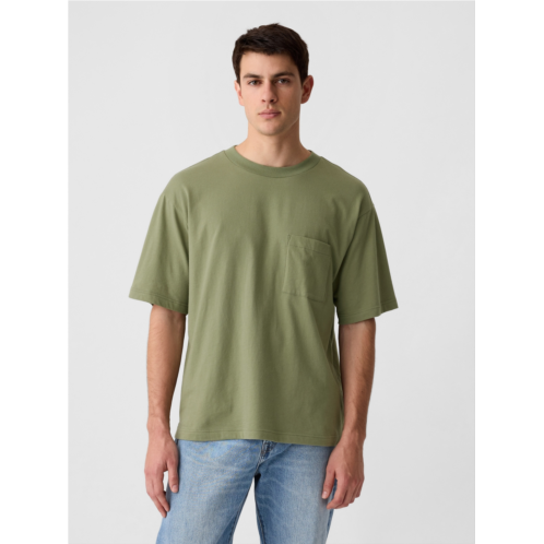 Gap Everyday Soft Oversized Pocket T-Shirt