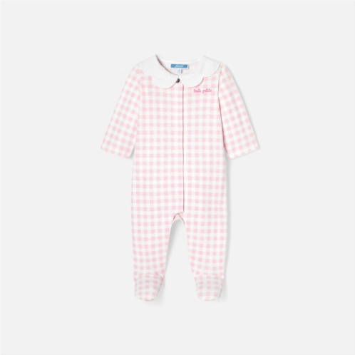 Jacadi Baby girl gingham print pyjamas