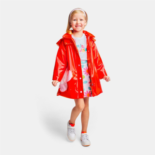 Jacadi Girl patent raincoat