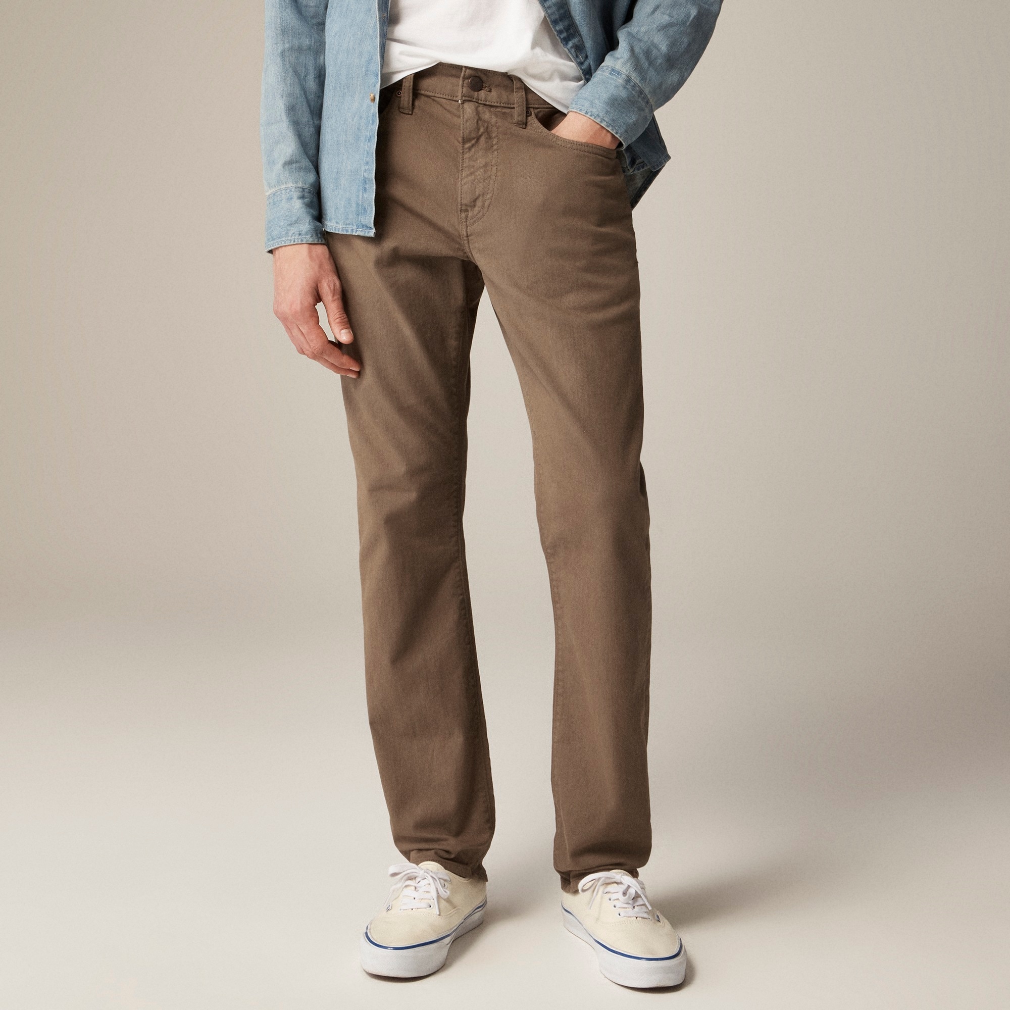 Jcrew 484 Slim-fit garment-dyed five-pocket pant