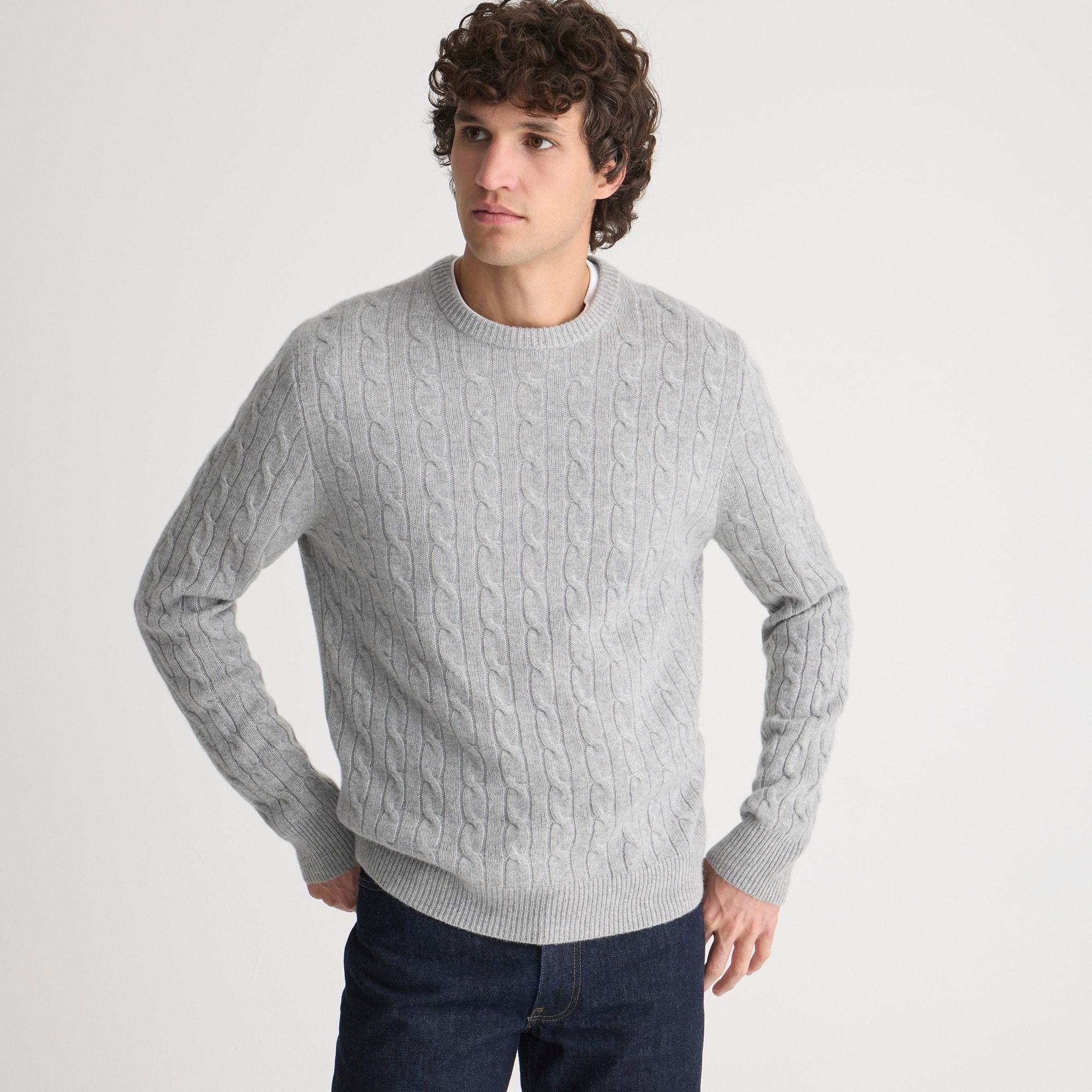 Jcrew Cashmere cable-knit sweater