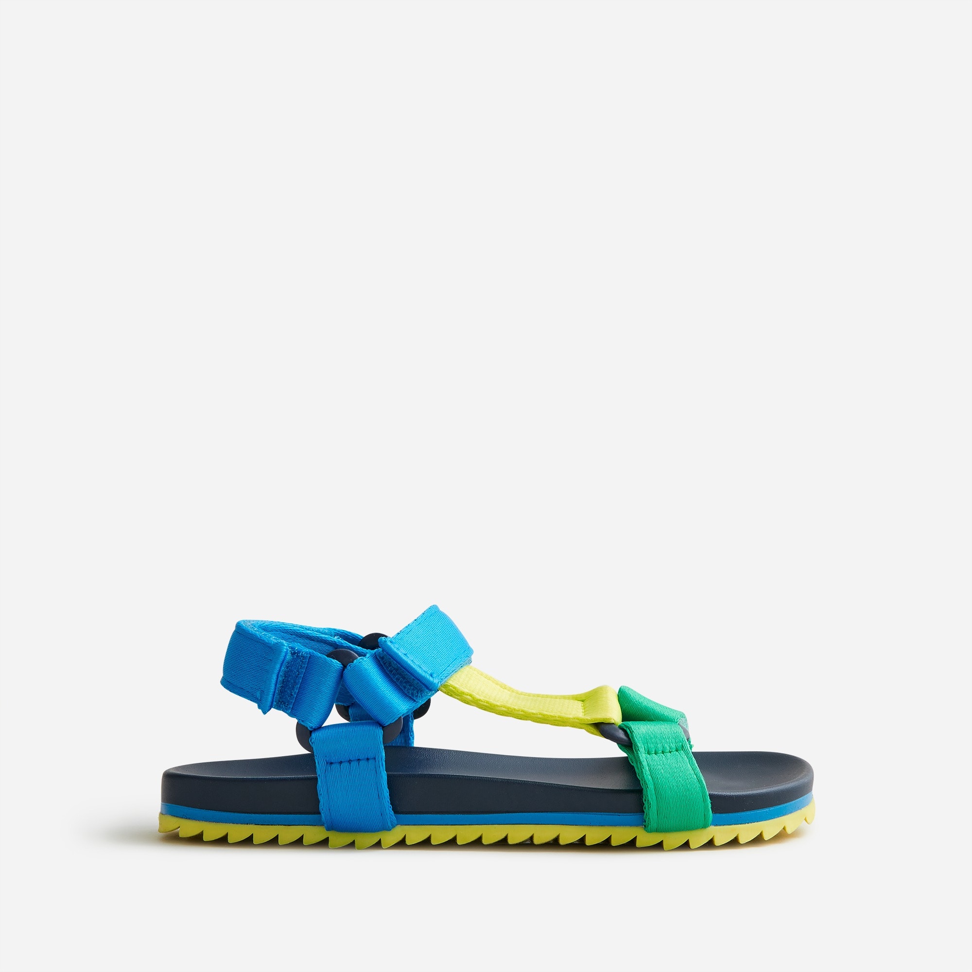 Jcrew Kidsu0026apos; sporty-strap sandals in colorblock