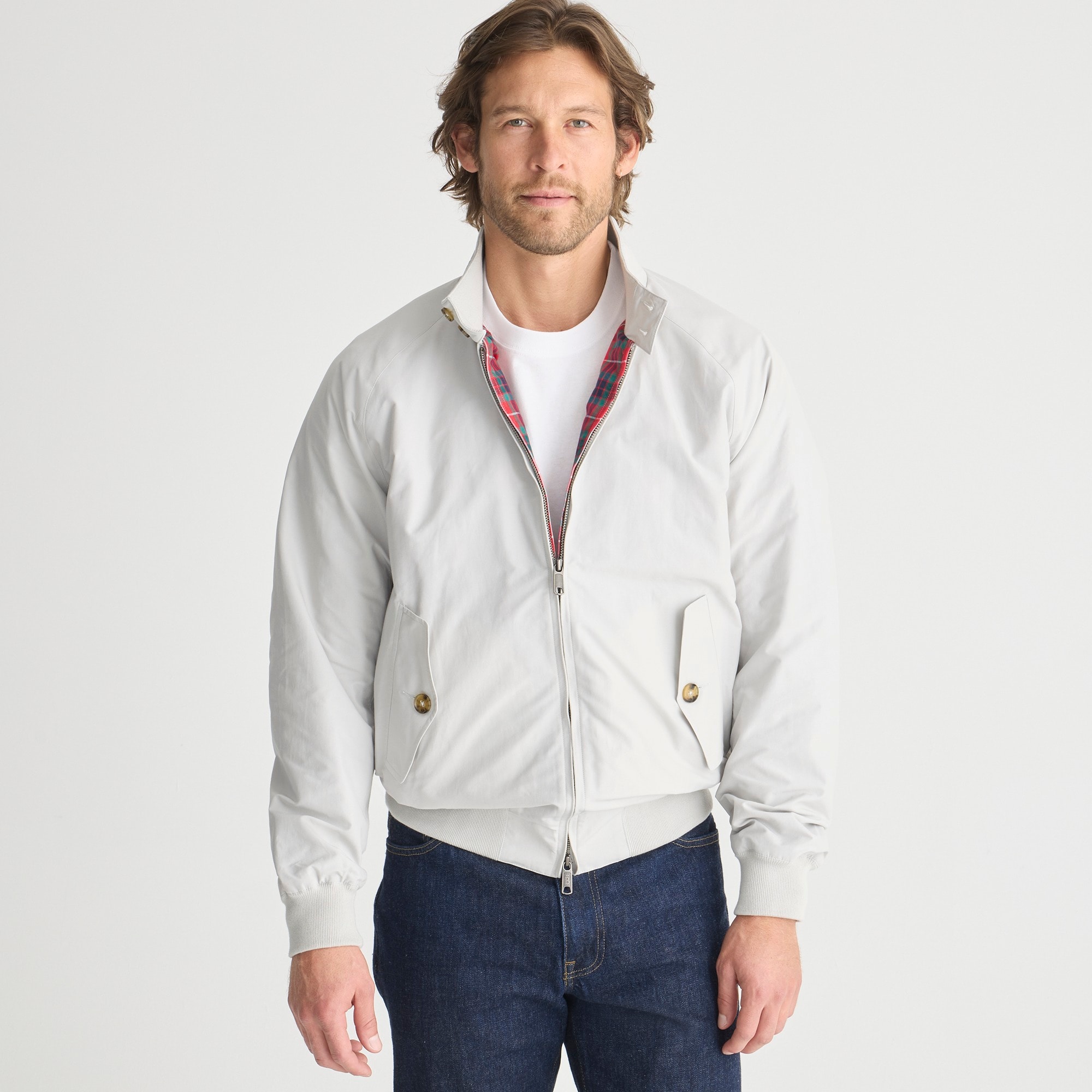Jcrew Baracutau0026reg; G9 Harrington cloth jacket