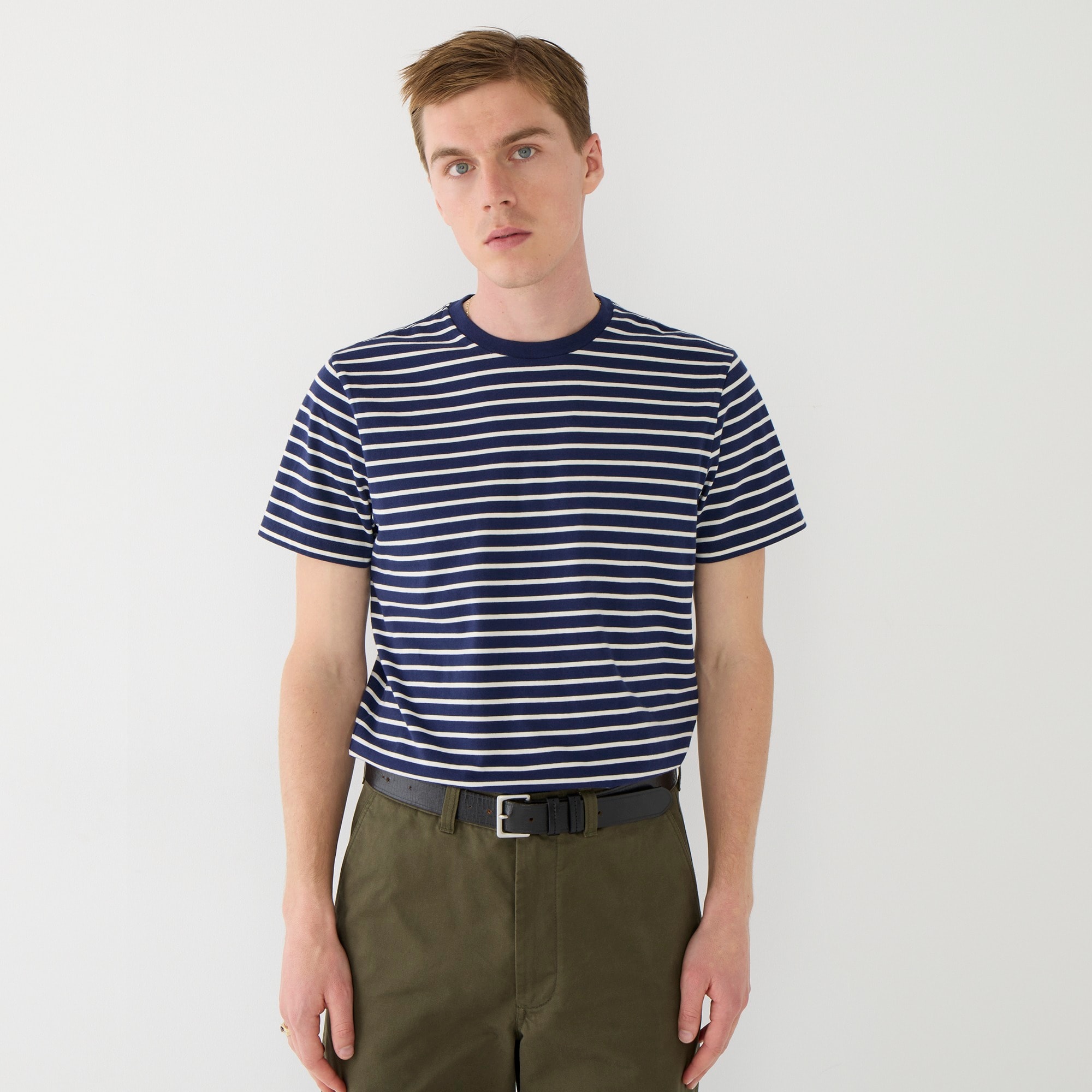 Jcrew Cotton T-shirt in stripe