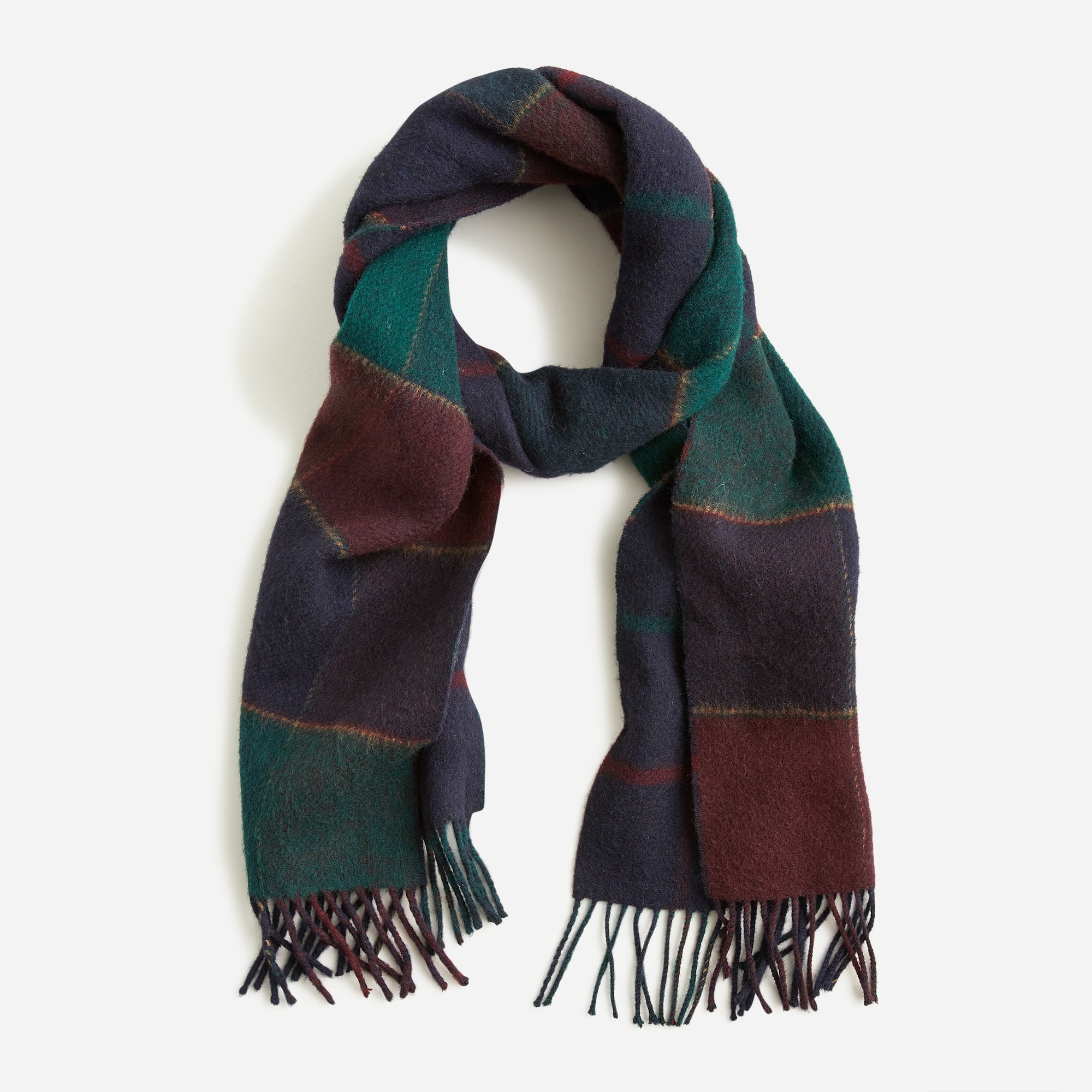 Jcrew Abraham Moon u0026amp; Sons for J.Crew double-faced scarf in English wool