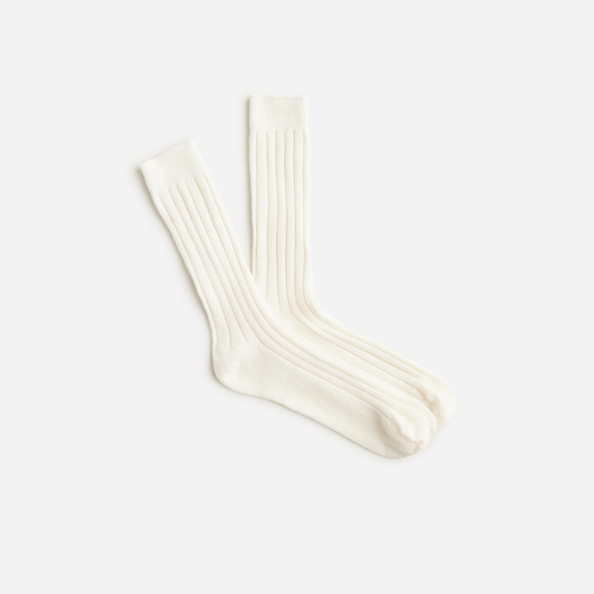 Jcrew Ribbed cashmere-blend socks