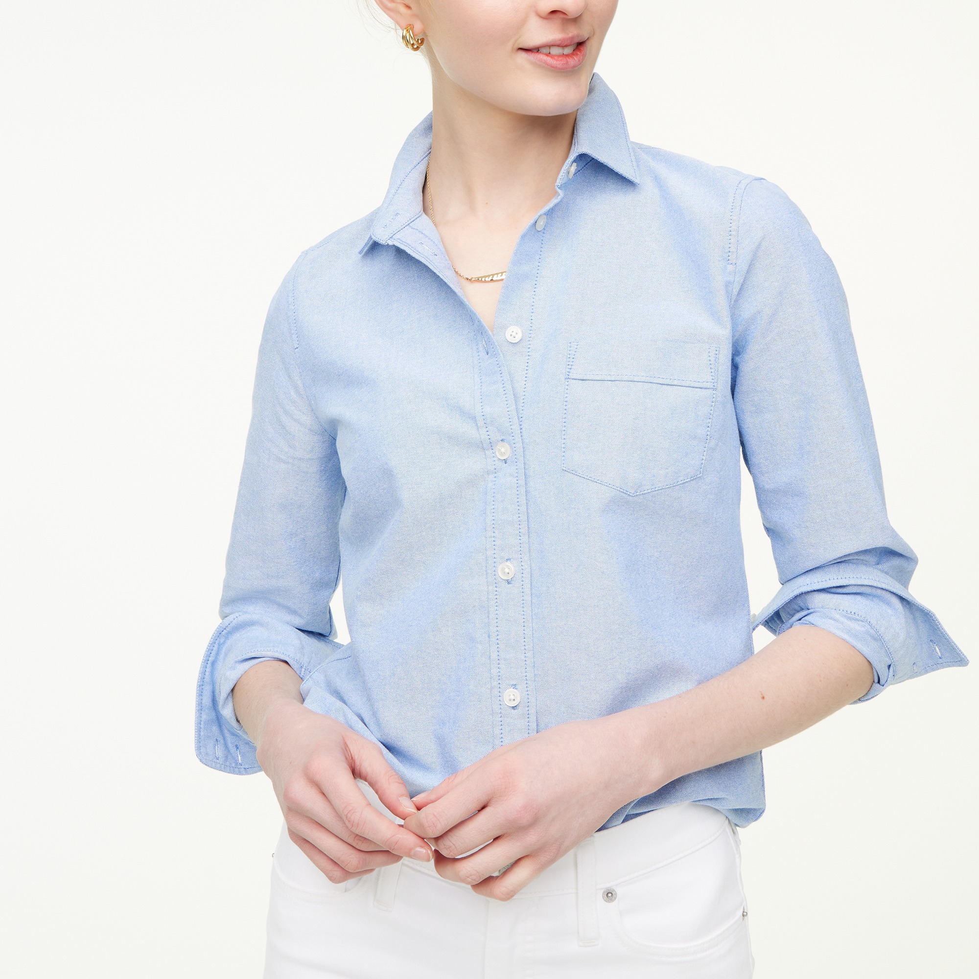 Jcrew Button-up oxford shirt in signature fit
