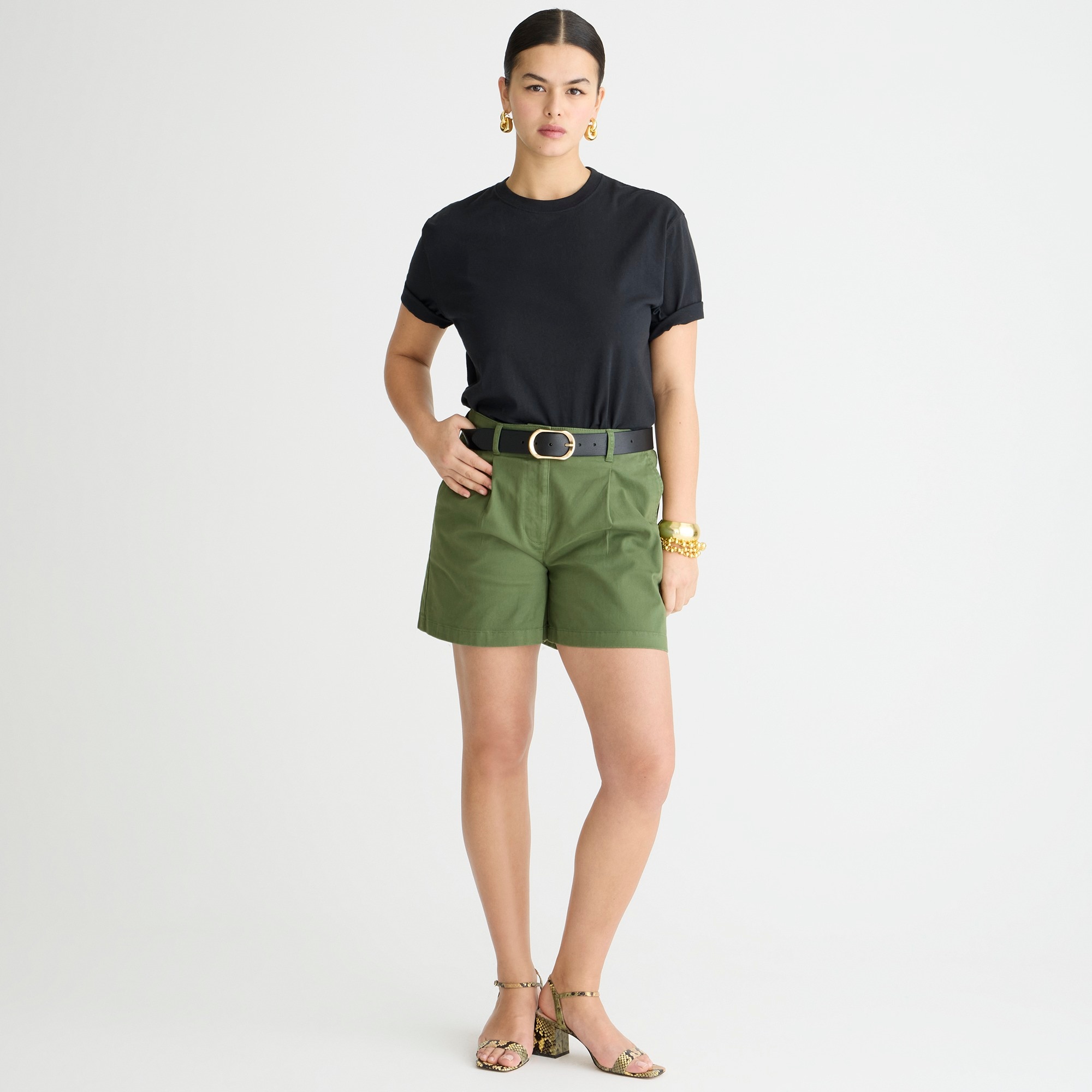 Jcrew Pleated capeside chino short
