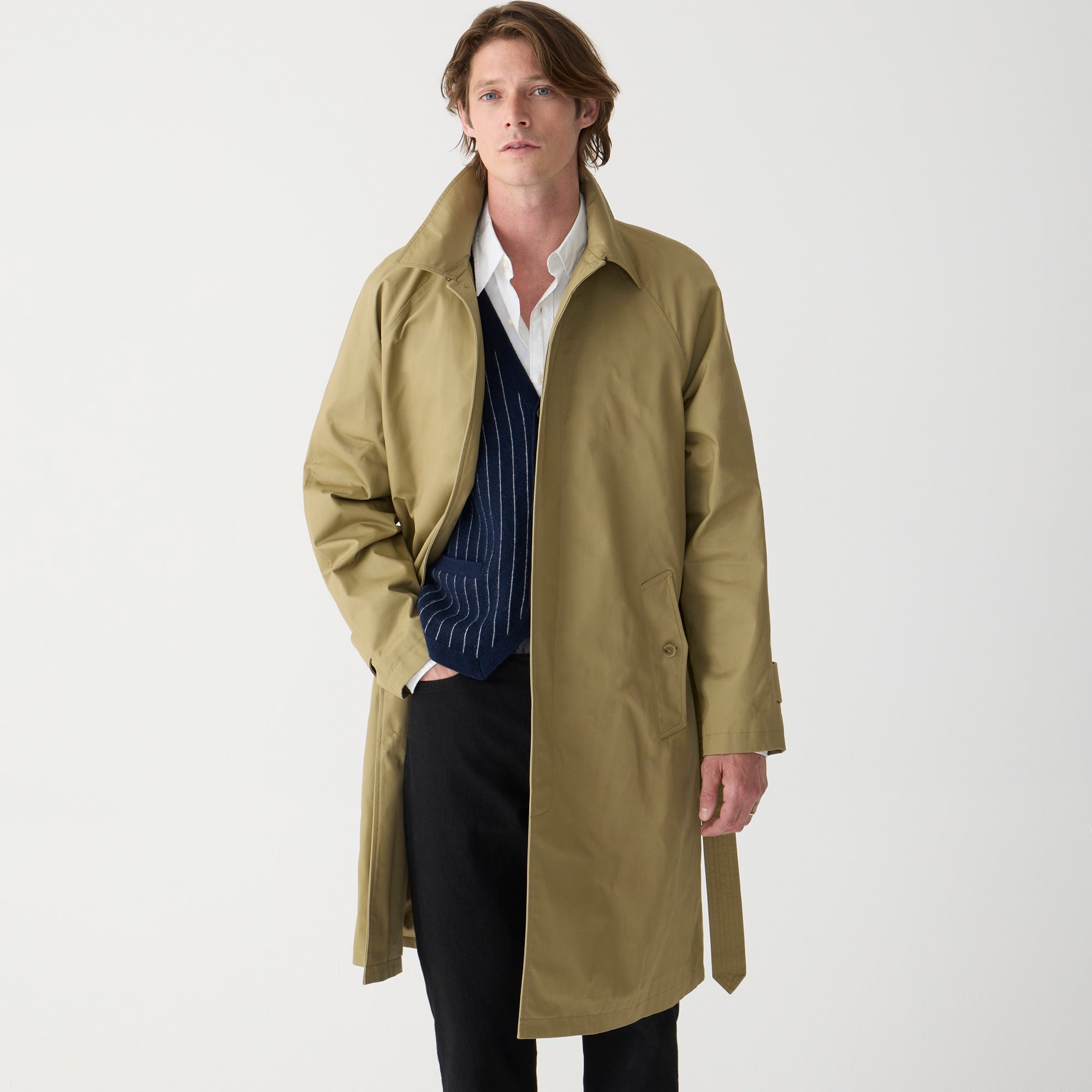 Jcrew Ludlow trench coat in water-resistant cotton