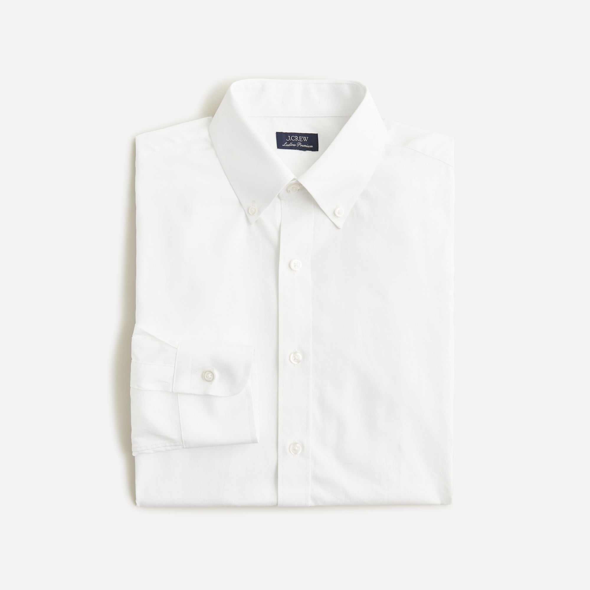 Jcrew Ludlow Premium fine cotton dress shirt with button-down collar
