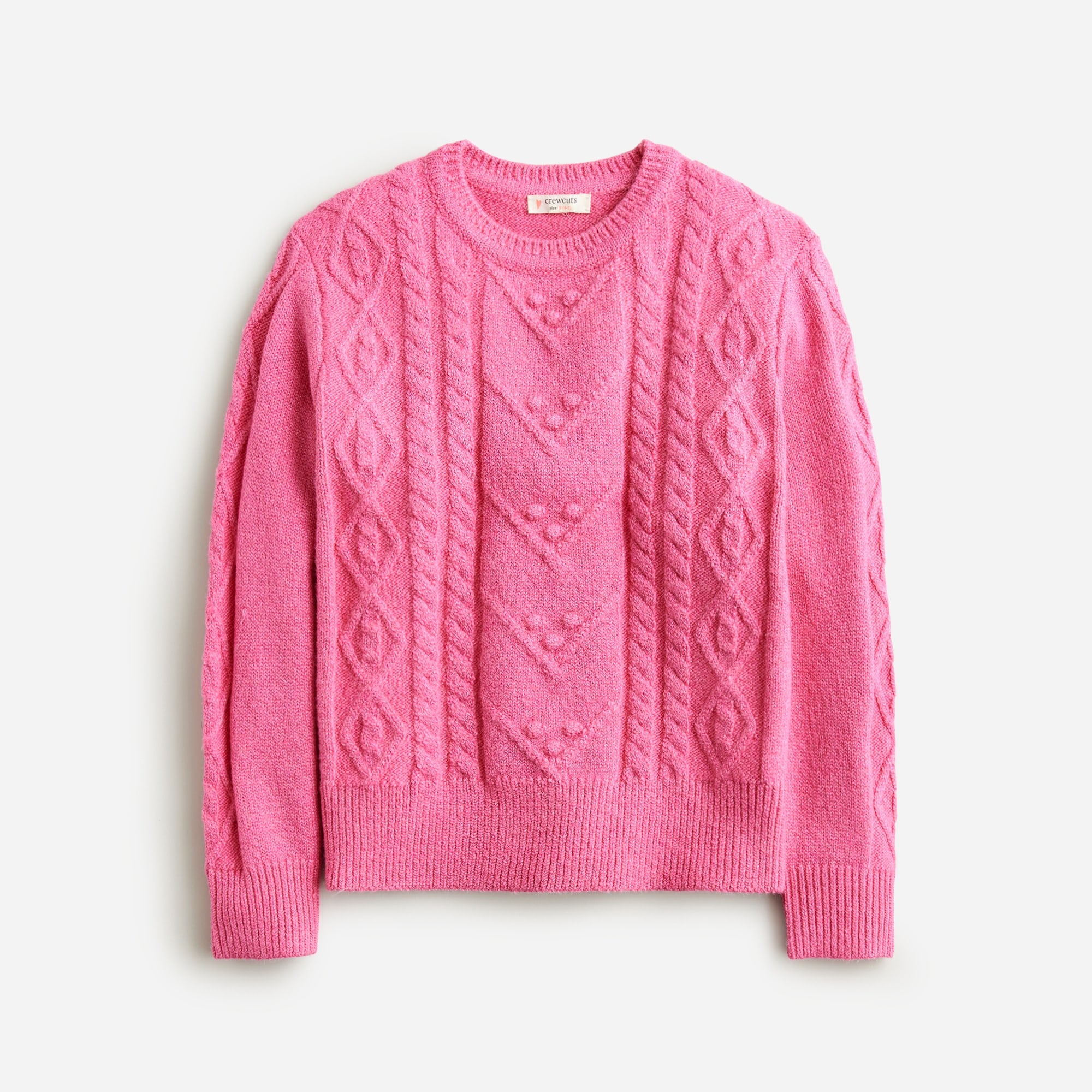 Jcrew Girls sparkle cable-knit sweater