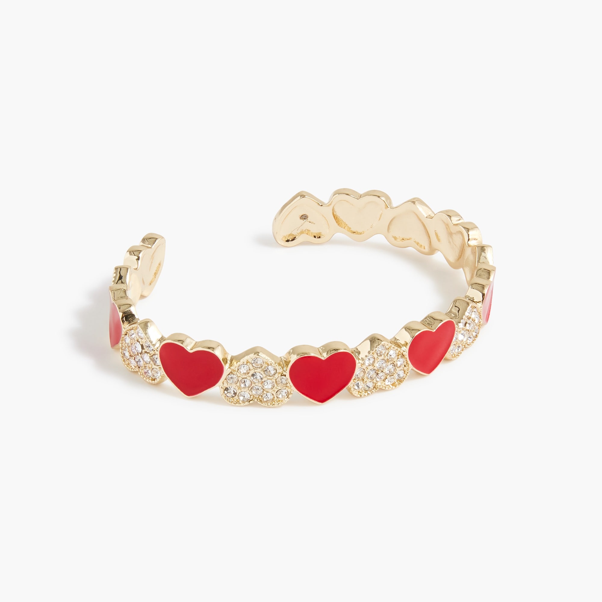 Jcrew Heart cuff bracelet