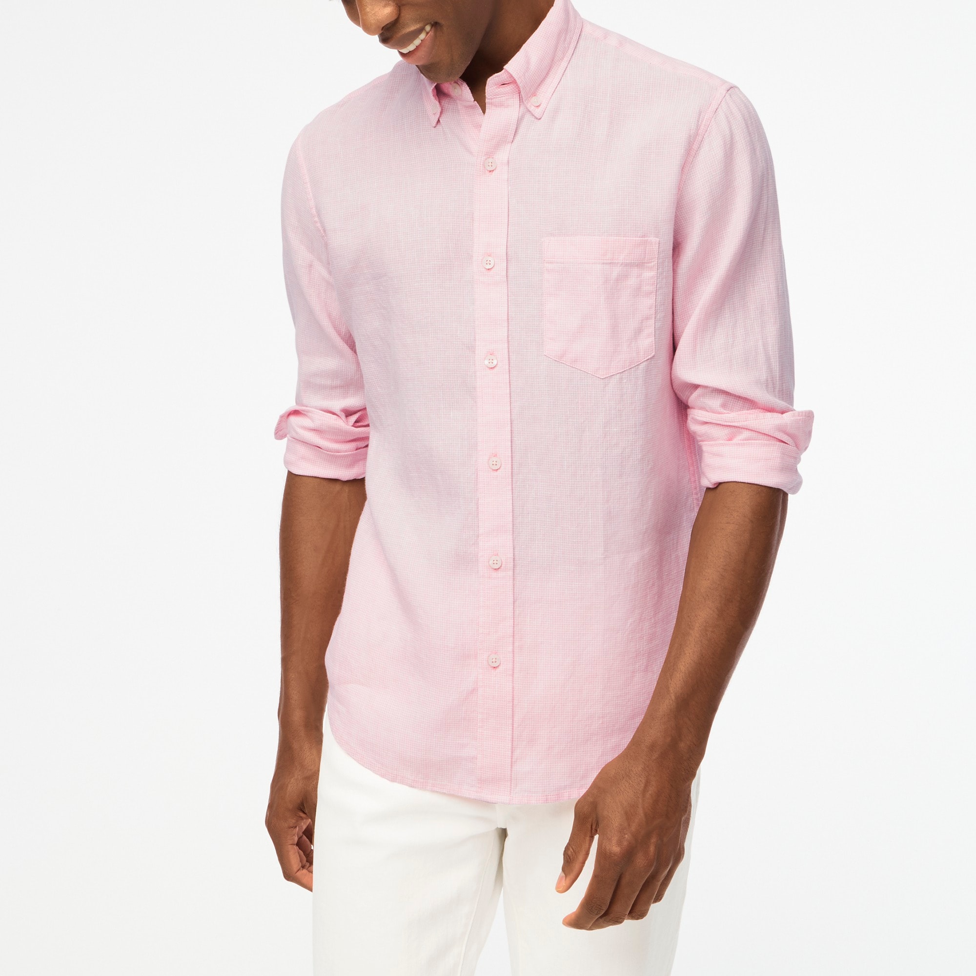 Jcrew Linen-blend casual shirt