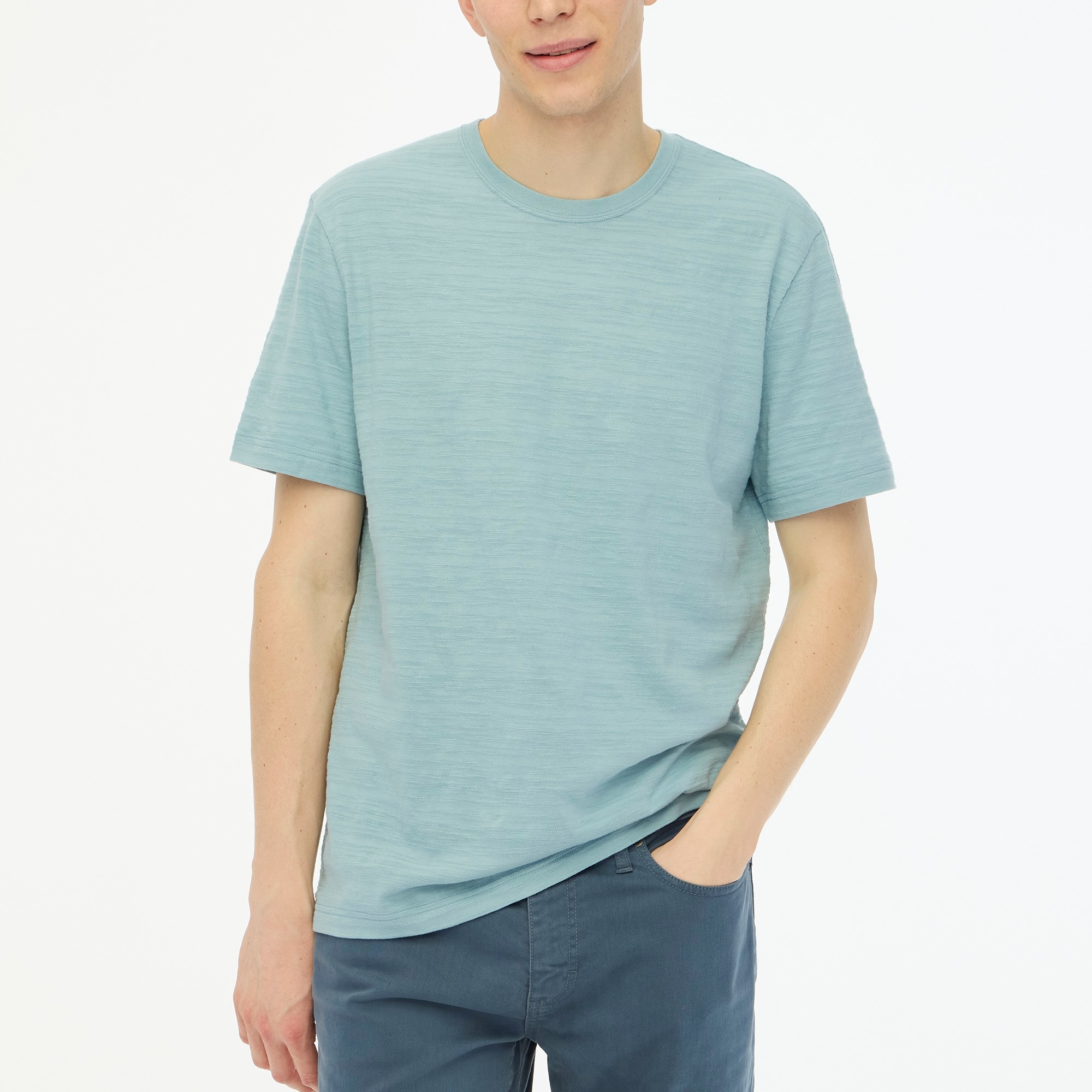 Jcrew Textured heritage tee in relaxed fit