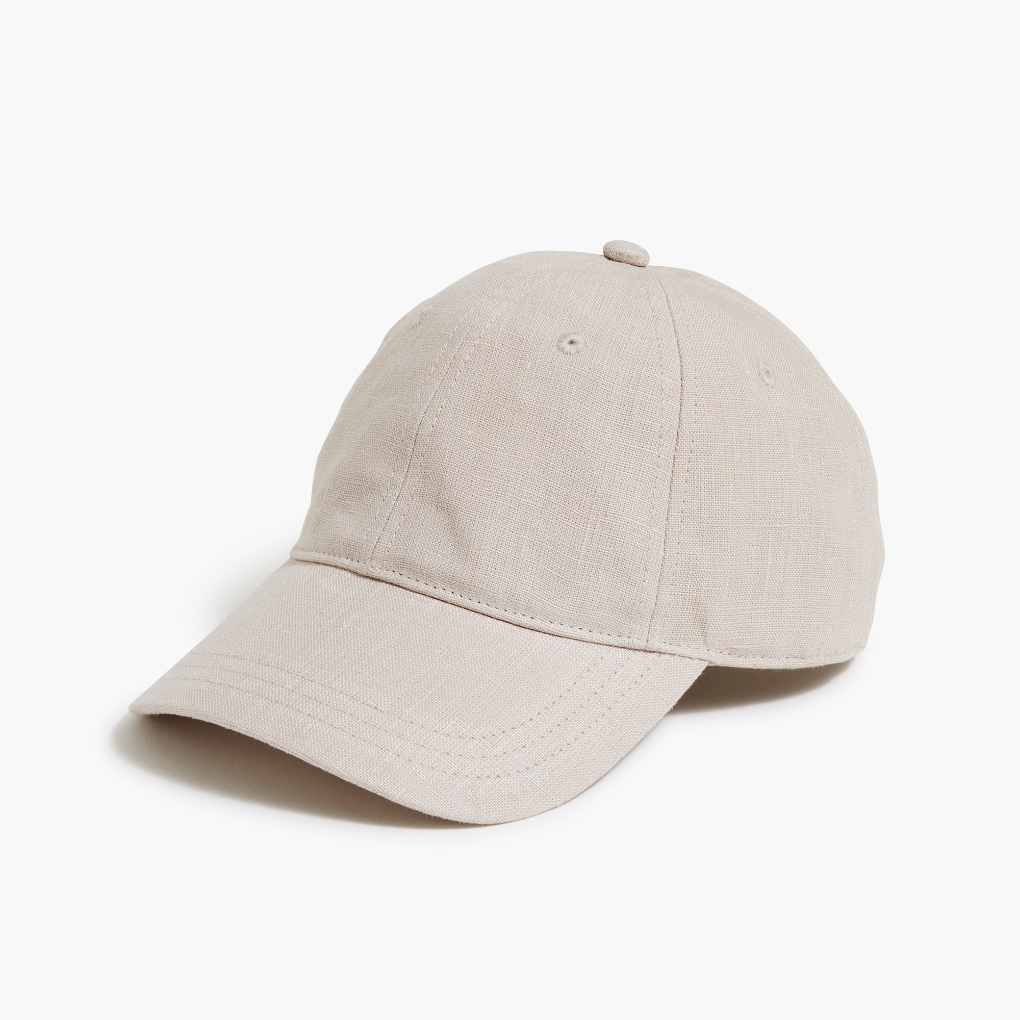 Jcrew Linen-blend baseball cap