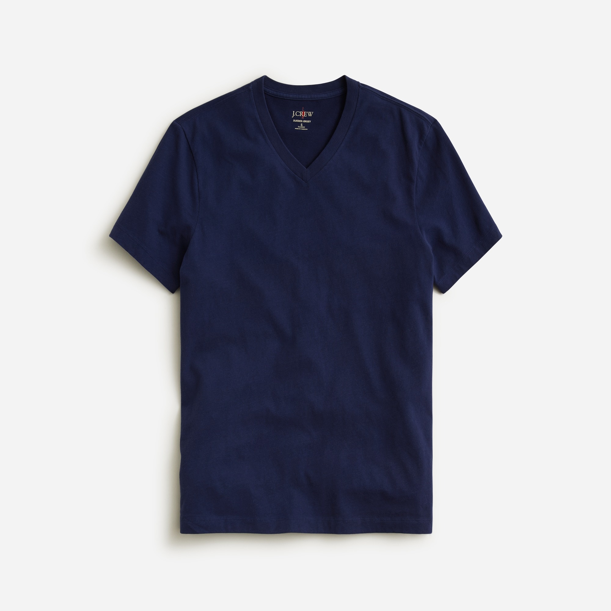 Jcrew Sueded cotton V-neck T-shirt