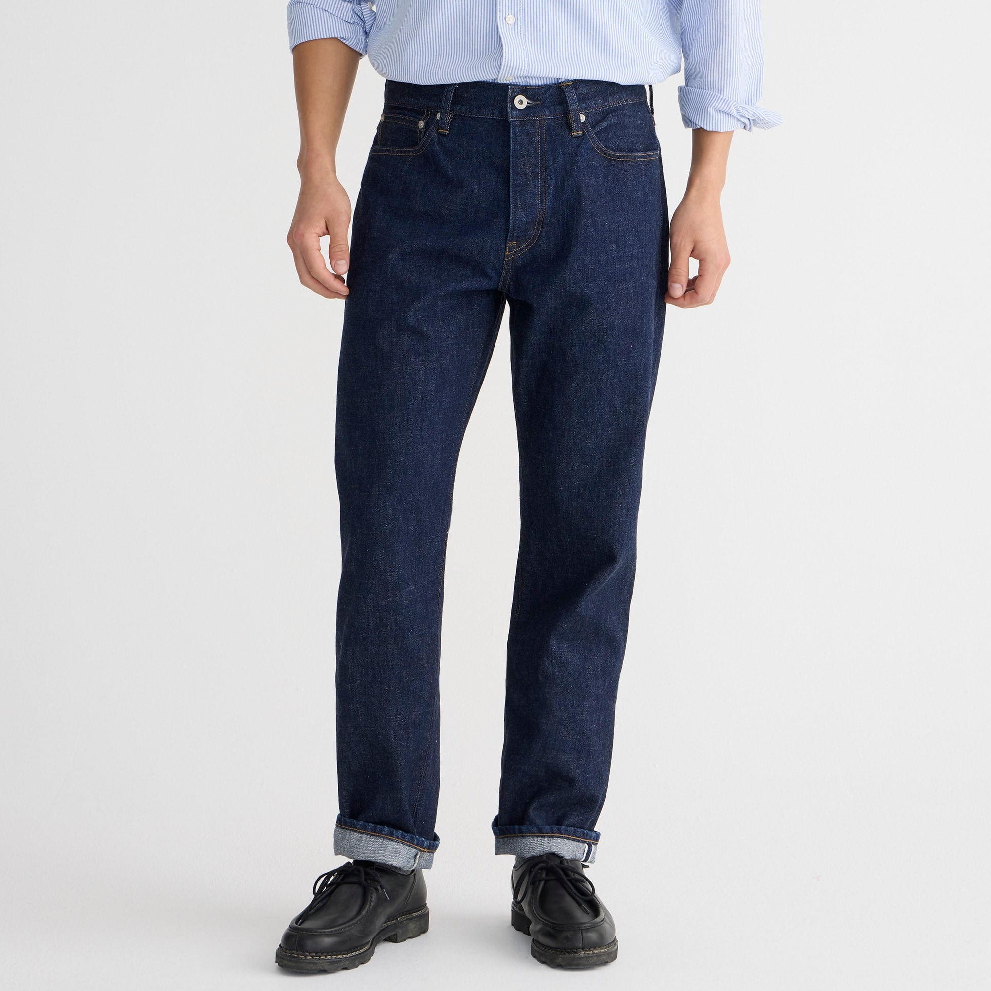 Jcrew Wallace u0026amp; Barnes straight-fit jean in Japanese selvedge denim