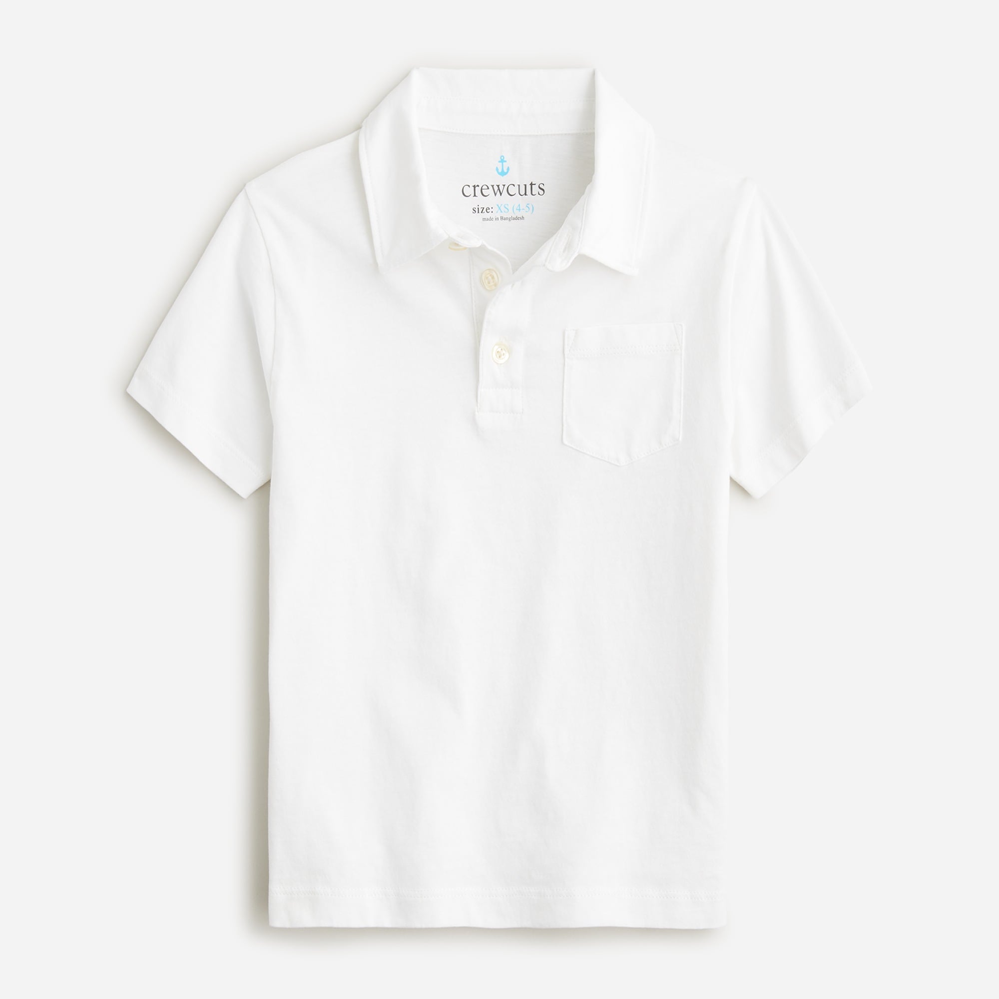 Jcrew Kids short-sleeve garment-dyed polo shirt